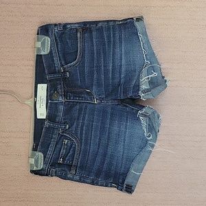 A&F denim short shorts